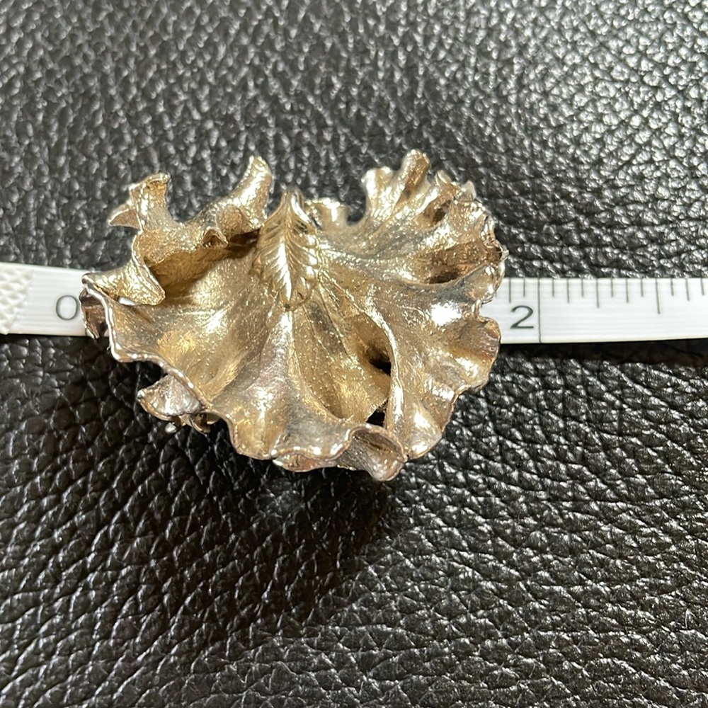 Silver Dipped Leaf Pendant - image 6